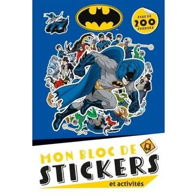 Image de Batman Mon bloc de stickers et activités