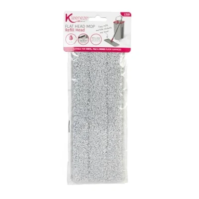 Afbeelding van Kleeneze KL080936EU7 Vervangkop voor KL062253 met platte kop en emmer, geschikt vinyl , tegel parket oppervlakken