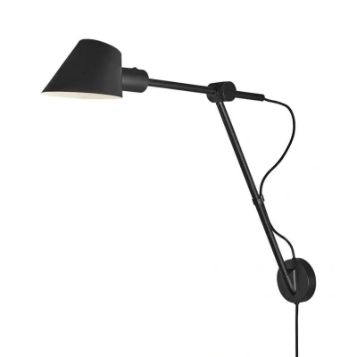 Afbeelding van Nordlux, Wandlamp + plafondlamp, Stay Long E27, zwart (E27)
