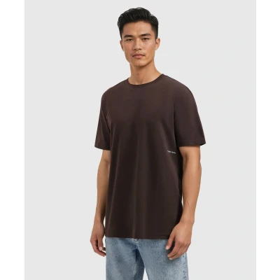 Afbeelding van Pure Path Tshirt Backprint Donker bruin XL