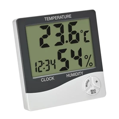 Afbeelding van TFA Dostmann Thermo en hygrometer Wit