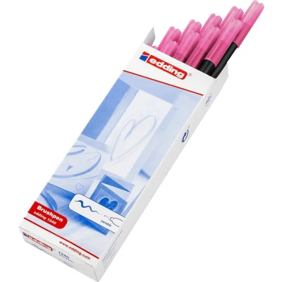 Afbeelding van edding 1340 brushpen roze 1ST 4 1340009