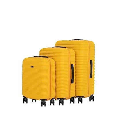 Afbeelding van OCHNIK WALAB 0040 koffer, ABS, 4 wielen, Harde Geel.