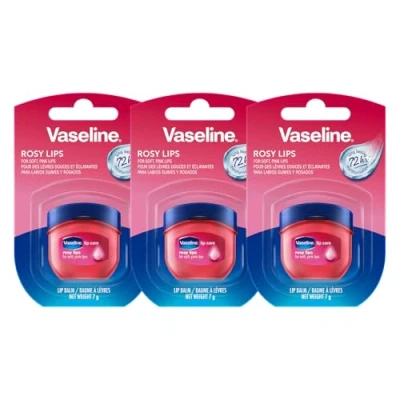 Afbeelding van Vaseline Lip Therapy Rosy Voedende lippenbalsem voor optimale hydratatie (Rosy (3 stuks)