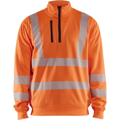 Afbeelding van Blaklader High Vis Sweatshirt halve rits 3564 2538 Oranje