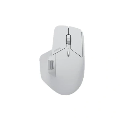 Afbeelding van Rapoo MT760M Draadloze Muis 4000 DPI Milieuvriendelijke Sensor Ergonomische Oplaadbare Batterij PC &amp; Mac Grijs Wit