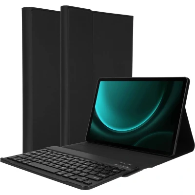 Afbeelding van Accezz QWERTY Bluetooth Keyboard Bookcase Geschikt voor de Samsung Galaxy Tab S9 FE 10.9 inch