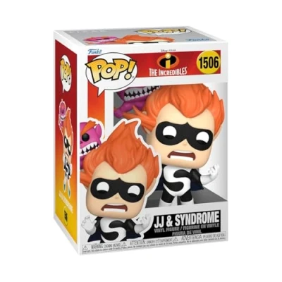 Afbeelding van Die Unglaublichen JJ &amp; Syndrome (20th Anniversary) vinylfiguur 1506 Funko Pop! meerkleurig