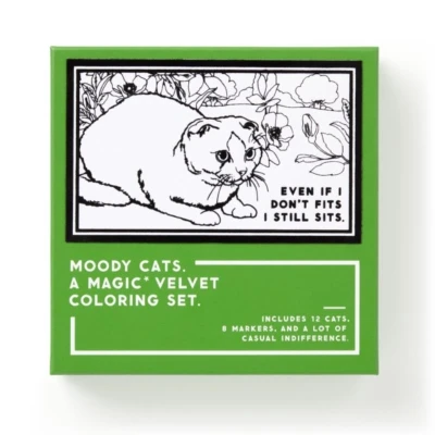 Afbeelding van Moody Cats Magic Velvet Coloring Set
