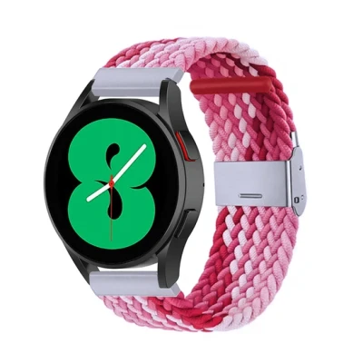 Afbeelding van Garmin Approach S12 / S40 S42 Braided nylon bandje Roze gemêleerd