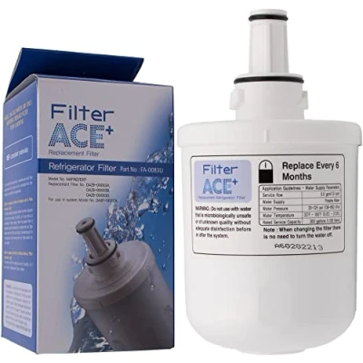 Afbeelding van ACE+ FA 0083U Waterfilter compatibel met Samsung DA29 00003G, HAFIN2/EXP, 00003F, HAFIN1/EXP, HAFIN reservefilter voor koelkast