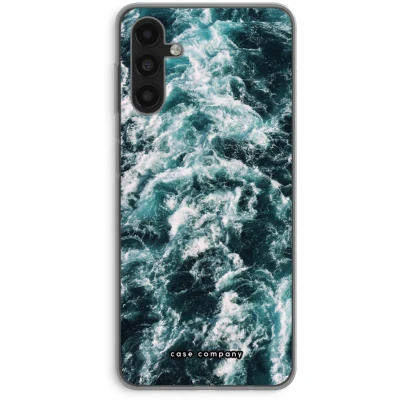 Afbeelding van Case Company® hoesje geschikt voor Samsung Galaxy A04s Zee golf Soft Cover Telefoonhoesje Bescherming aan alle Kanten en Schermrand
