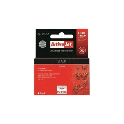 Afbeelding van Activejet AC 540RX inkt (ter vervanging van Canon PG 540XL; Premium; 25 ml; zwart)