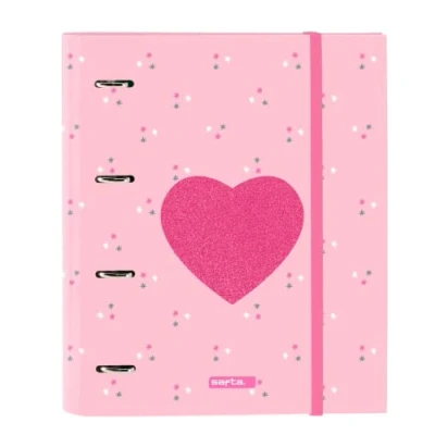 Afbeelding van Ringmap Safta Love Yourself A4 Roze (27 x 32 3.5 cm)