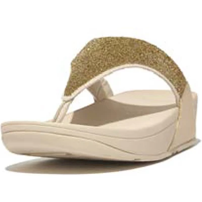 Afbeelding van FitFlop Lulu Opul Toe Post Sandals GOUD Maat 39