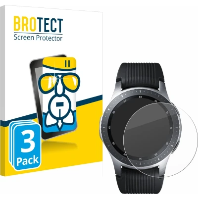 Afbeelding van BROTECT Screenprotector voor Samsung Galaxy Watch (46 mm) Folie Beschermfolie Beschermglas transparant (3 Stuks)