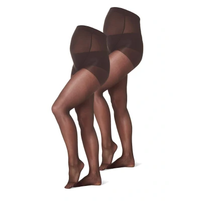 Image de Panty 2 Pack maternity tights 20 Den Nearly black M/L
