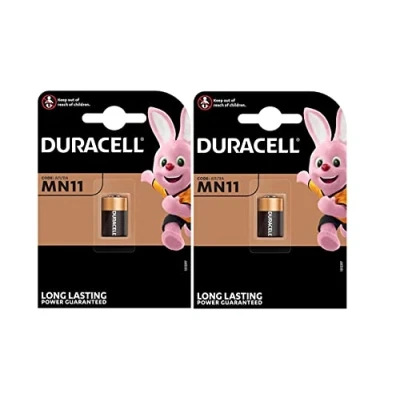 Afbeelding van 2 x Duracell MN11 alkaline batterijen