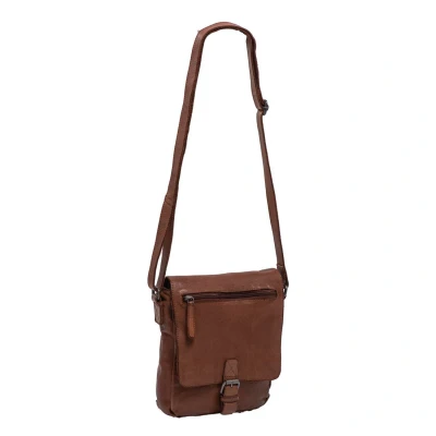 Afbeelding van Daniel Ray Norwalk Crossbody Schoudertas Cognac