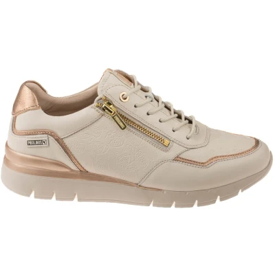 Afbeelding van Pikolinos Cantabria Sneakers laag, Dames, Maat: 40, Nata Leer