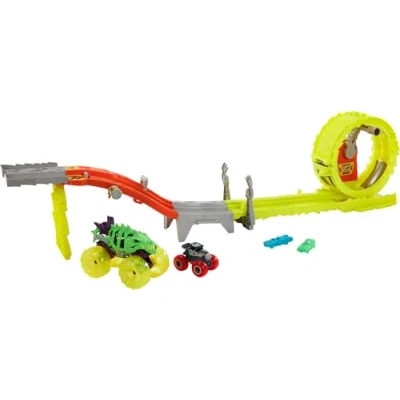 Afbeelding van Hot Wheels Monster Trucks Monstertrucks Racen en achtervolgen