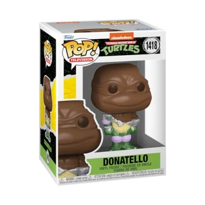Afbeelding van Funko Pop! TV: Teenage Mutant Ninja Turtles (TMNT) Donatello Vinyl figuur om te verzamelen Cadeau idee Officieel product Speelgoed voor kinderen en volwassenen TV fans