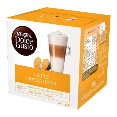 Afbeelding van Nescafé Dolce Gusto koffiecapsules, Latte Macchiato, pak van 16 stuks koffie