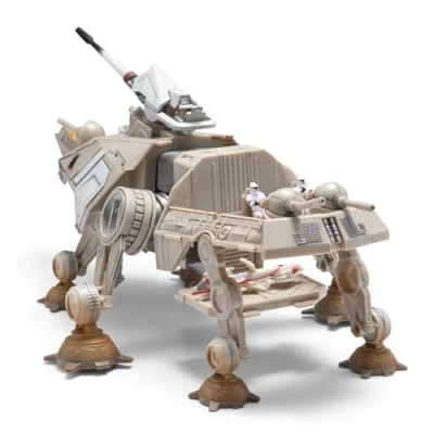 Afbeelding van Star Wars™ Micro Galaxy Squadron AT TE 22,9 cm zespotig voertuig met 6,3 Speeder en vijf 2,5 grote accessoires voor microfiguren