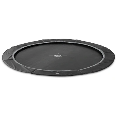 Afbeelding van EXIT Interra Groundlevel Sports Trampoline Ø427cm Zwart