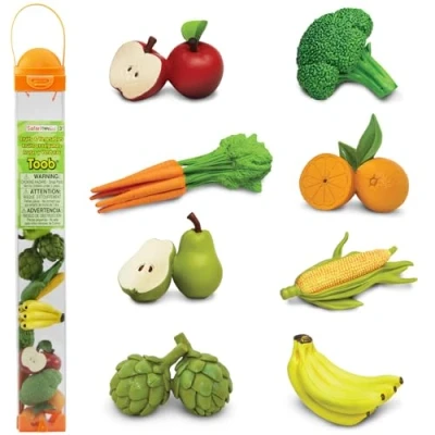 Afbeelding van Toob Miniatuur groenten en fruit (Meerkleurig)