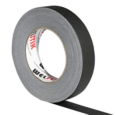 Afbeelding van WELSTIK Gaff dunne tape 25 mm x 30,2 m, mat zwart