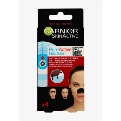 Afbeelding van 12x Garnier SkinActive Pure Active Charcoal Neusstrips 4 stuks