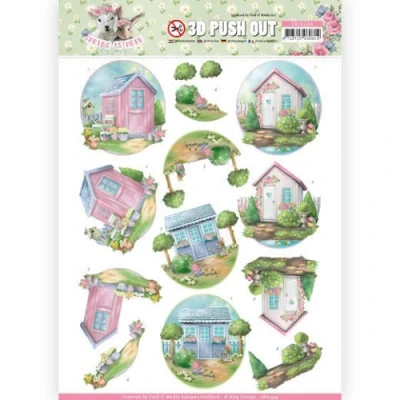 Afbeelding van 3D Pushout Amy Design Spring is Here Garden Sheds