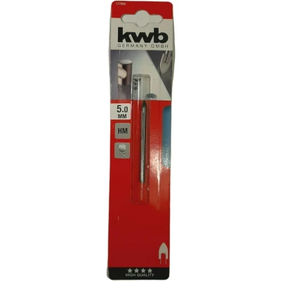 Afbeelding van KWB Glasboor 5mm HM punt ook voor Keramiek en Glazuur