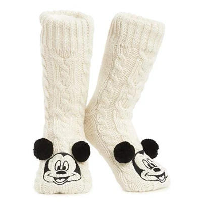 Afbeelding van Disney Stitch Mickey Minnie Antislipsokken voor dames, fantasiesokken, cadeau dames en meisjes, jongeren