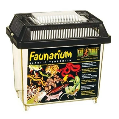 Afbeelding van Exo Terra Terrarium Faunarium Mini Zwart Terraria 18x11x12.5 cm