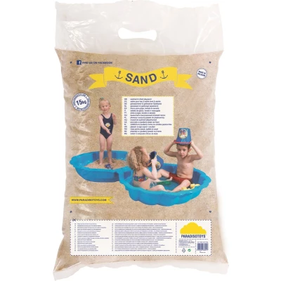 Afbeelding van gewassen speelzand zandbakzand 15 kg