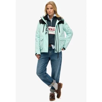 Afbeelding van Superdry Outdoorjas, Dames, Maat: 36, Cali blue black