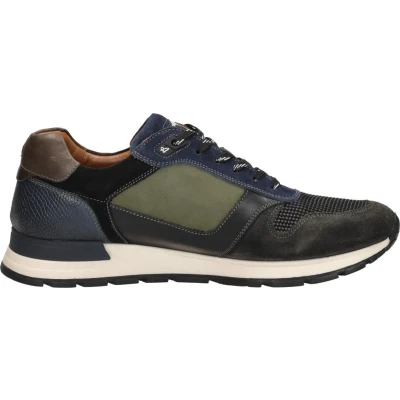 Afbeelding van Australian Sneakers laag, Heren, Maat: 45, Donkergrijs Leer