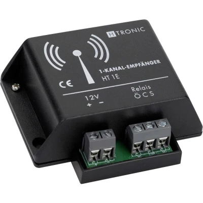 Afbeelding van H Tronic HT1E Radiografische ontvanger 1 kanaals Frequentie: 868.35 MHz 12 V/DC