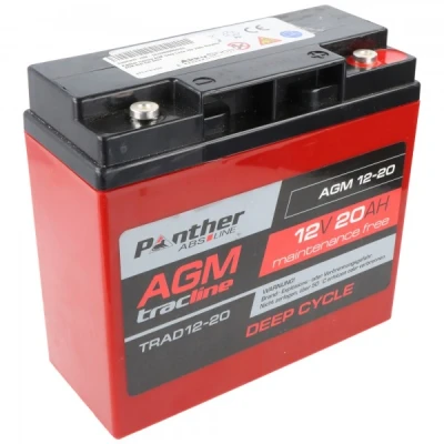 Afbeelding van Panther tracline AGM Deep Cycle 12V 20Ah loodaccu loodgelaccu