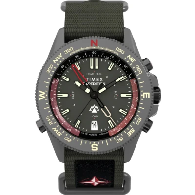 Afbeelding van Timex Expedition North Tide/Temp/Compass TW2W91100 Horloge Textiel Groen Ø 43 mm