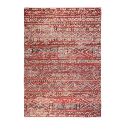 Afbeelding van 9115 Antiquarian Kelim Fez Red Vloerkleed 200x280 Rechthoek Laagpolig,Vintage Tapijt Modern Meerkleurig