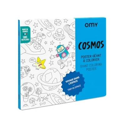 Image de Jeu créatif Omy Poster Géant à colorier Cosmos 100 x 70 cm