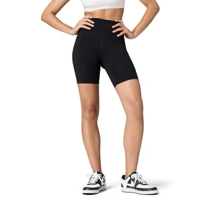 Afbeelding van Nike damesshorts met zakken en hoge tailleband (ca. 20,5 cm)
