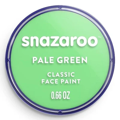 Image de Snazaroo Peinture Pour Visage et le Corps, Maquillage Déguisement, Enfants Adults,Fard 18 ML, Couleur Vert Clair