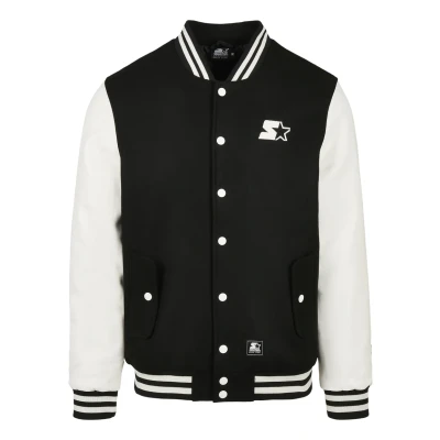 Afbeelding van Starter College Bomberjacks, Heren, Maat: Medium, Black/white