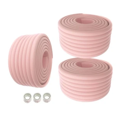 Afbeelding van HIMRY KXD7002 Universele schuimrol, 600 cm x 80 mm, dik schuim, schokbestendig, veiligheid voor baby&#039;s, kinderen, veiligheid, alle doeleinden, babyveiligheid. 3 2 m, roze, roze
