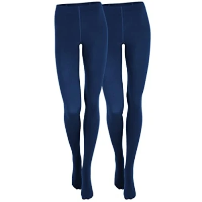 Afbeelding van Yenita Thermische panty voor dames met fleece (2/4 stuks), Set van 2 donkerblauw
