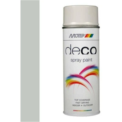 Image de Motip Deco Laque En Spray Brillant 0,4l Gris Clair